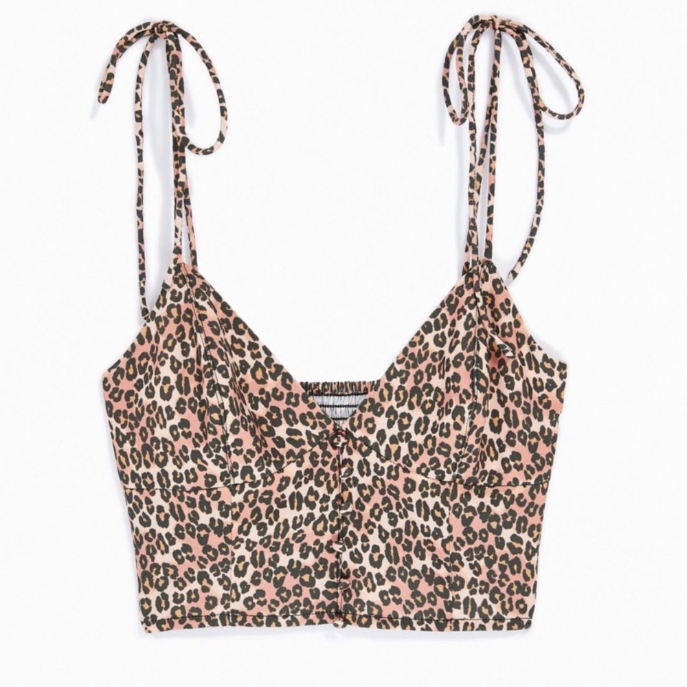 Satin crop top
